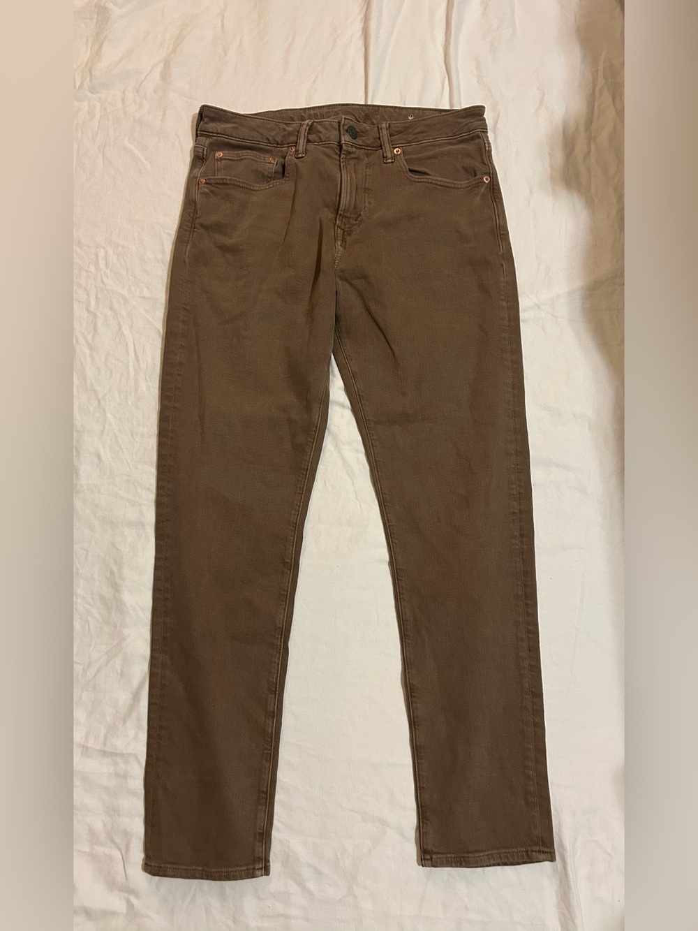 American Eagle Outfitters Men's Brown Slim Straight Jeans 32x32 nwt